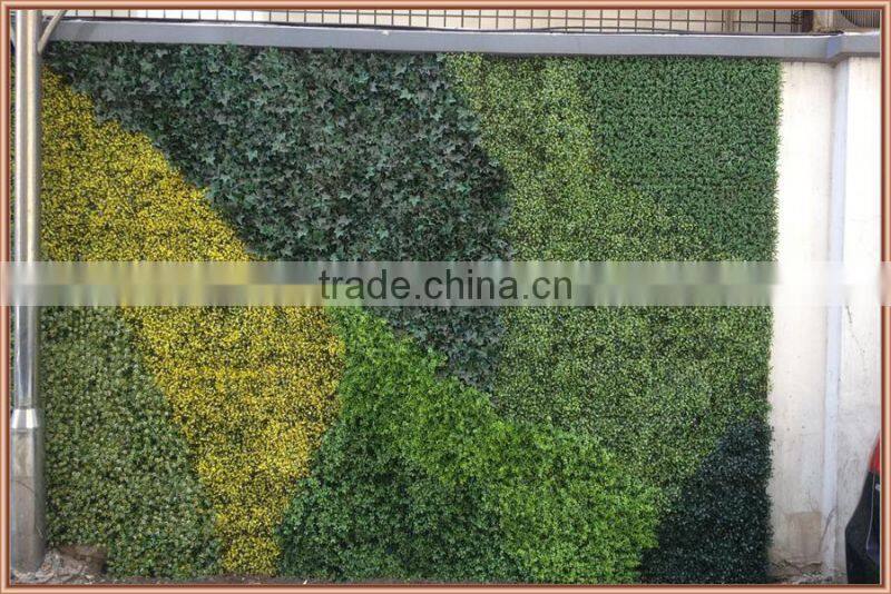 Green wall grass bush mixed design for indoor and outdoor decoration