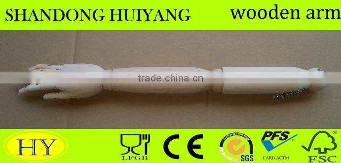 Flexible display store fixture adjustable whole sale mannequin wooden arms