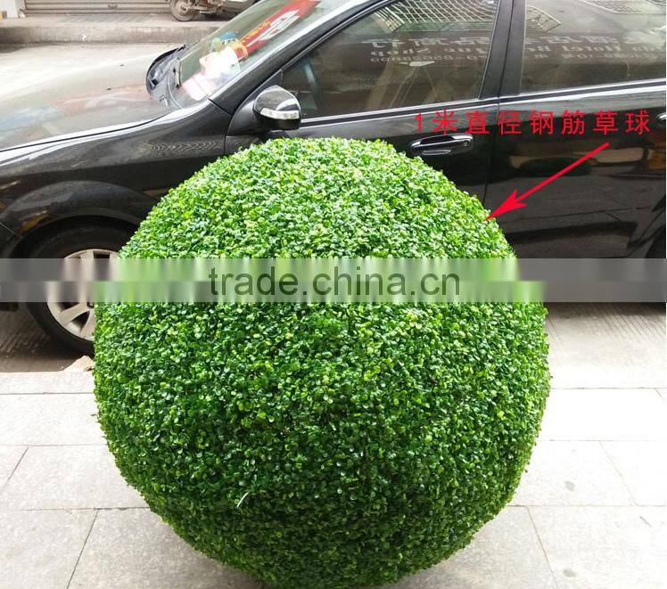 Big grass green ball boxwood grass ball for decoration