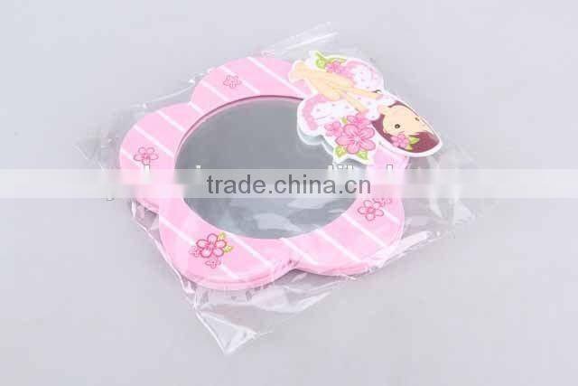 Cartoon human shaped EVA mirror creative design flower/crown shaped mirror