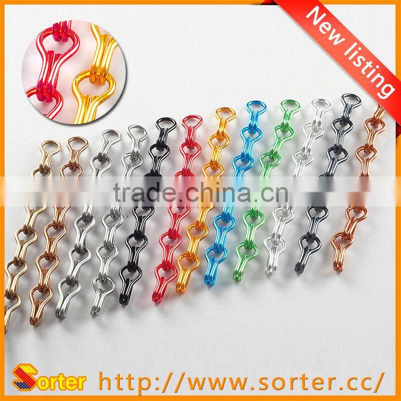 High quality metal double jack chains fly screen