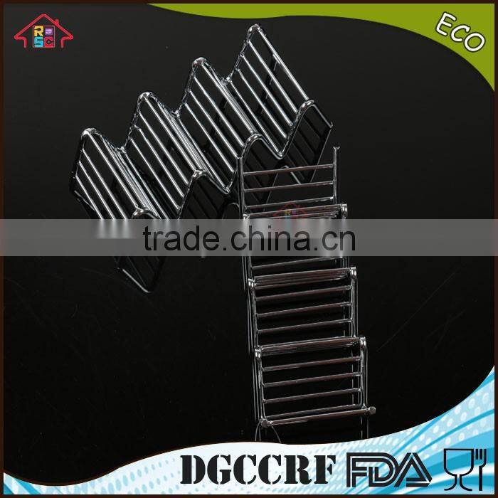 NBRSC Competitive Factory Price BBQ Grill Taco Rack Holder Pack of 2