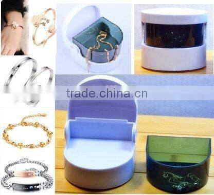 NBRSC Portable&mini colorful ultra sonic cleaner for Jewelry-Necklace,earrings, ring,Gold and silver denture, and diamond
