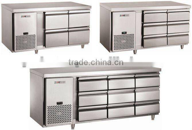 Commercial Kitchen Showcase Refrigerator.