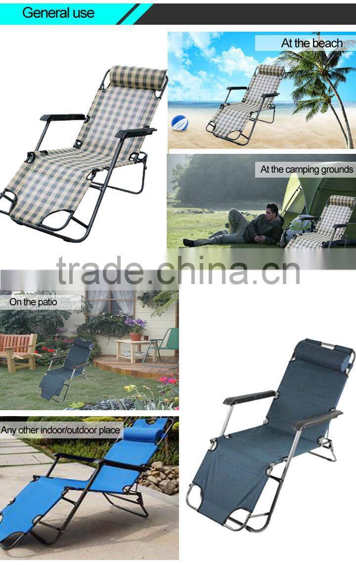 New design folding recliner lounge chair beach chair for sale