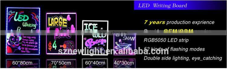 christmas sales small size led writing boards/led drawing boards for kids