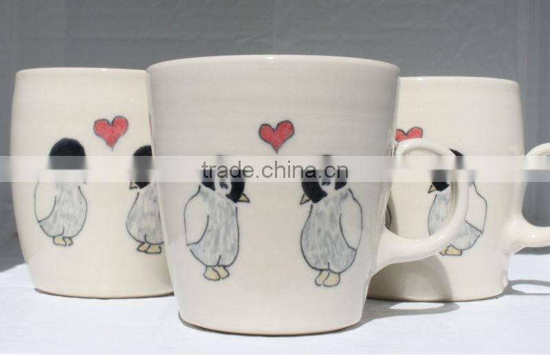 customized logo 11oz cute coffee mug romantic for sale