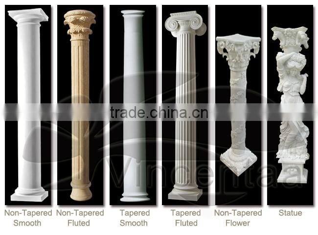 high quality interior decorative greek marble column