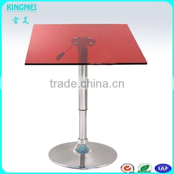 OEM Customized clear acrylic folding table wholesale