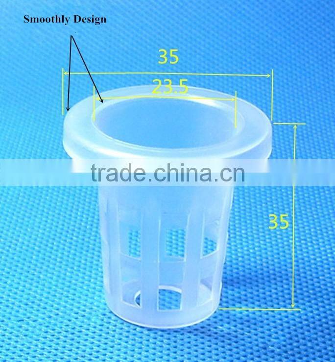 23.5mm Garden Plants Hydroponic Garden System Net Pot Food Grade PP Cup