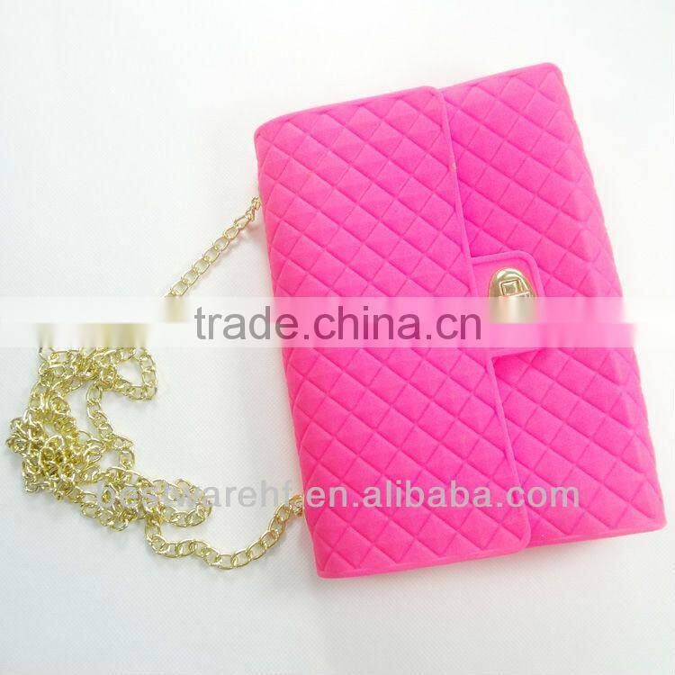 eco-friendly orange Silicone money Bag