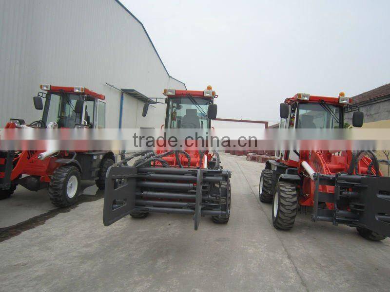 wheel loader with bale clamp,bale grab