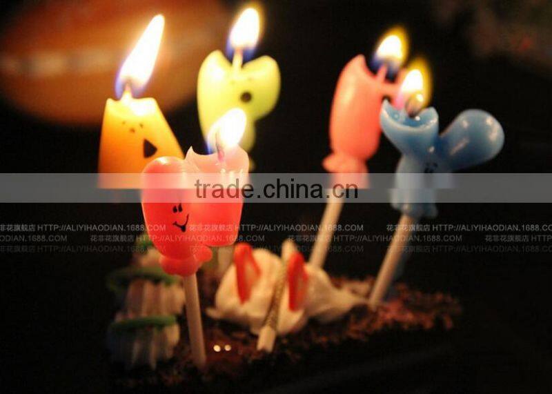 Kawaii Little Feet Shape Happy Birthday Candle for Children