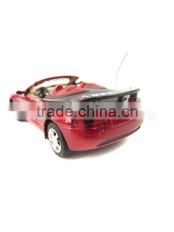 New product 1:43 Scale 4CH RC Alloy Car with steering wheel remote control car