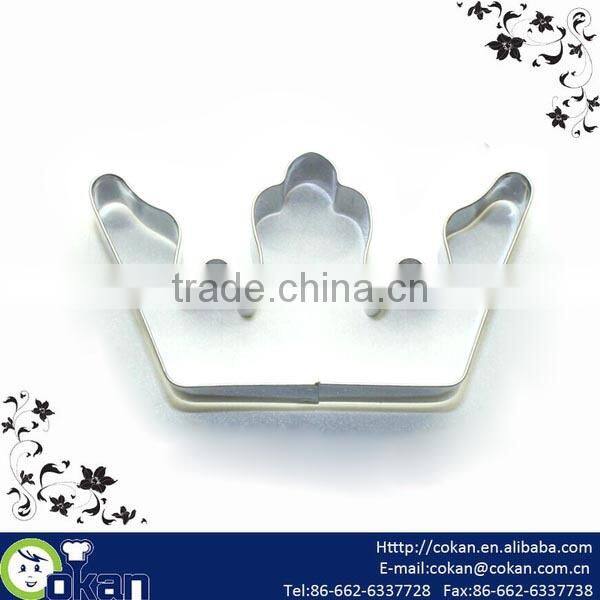 Crown Shape Stainless Steel Cookie Cutter,biscuit cutter,cookie mould CK-CM0493