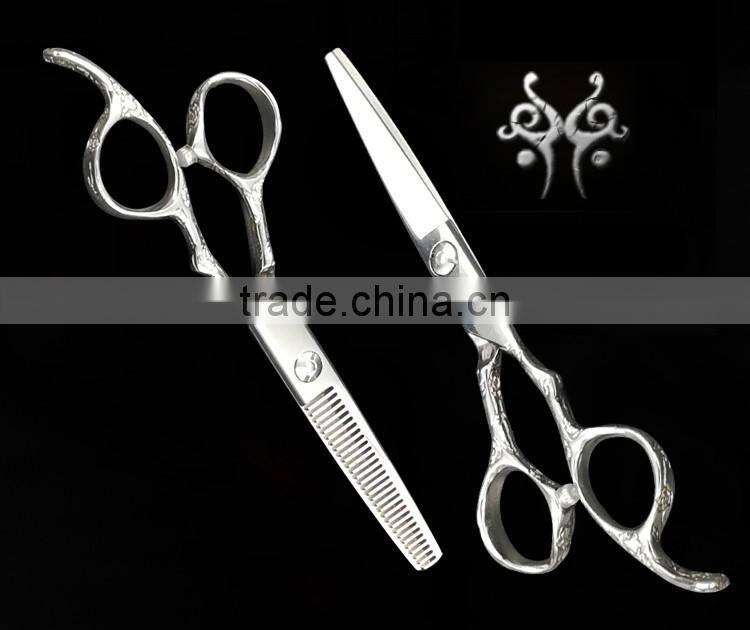 QJ-HS102 Convex Blade Japan VG-10 Cobalt Steel Hair Scissors Wholesale