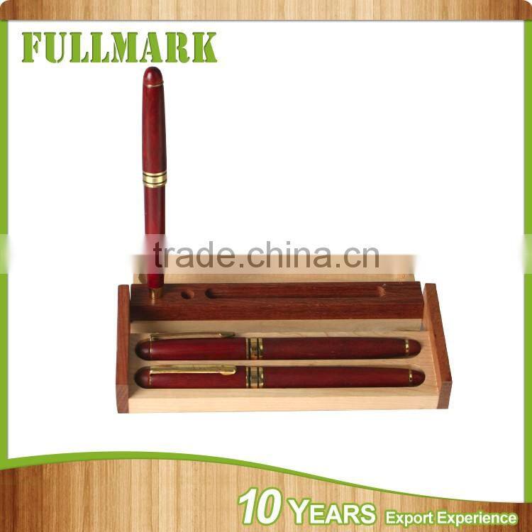 Wooden nice handicraft delicate pen case