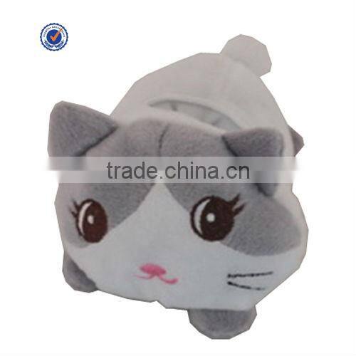 Cat cell phone holder on desk