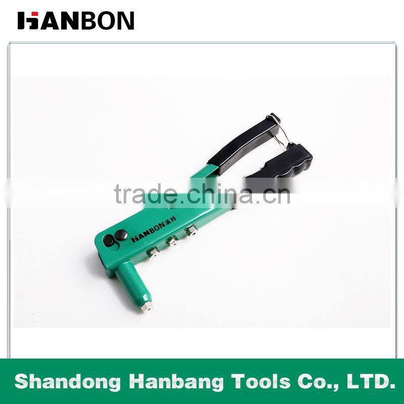 Professional quality double handle hand riveter