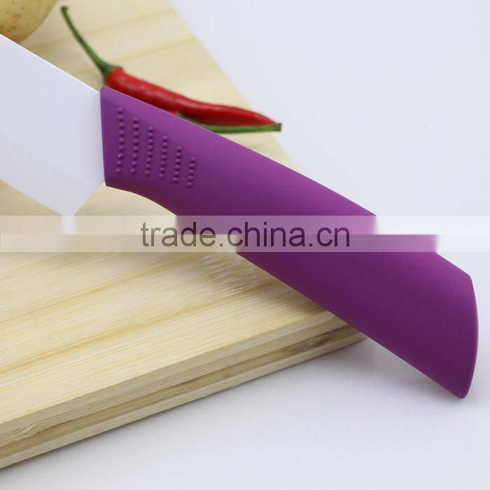 Purple Handle Bread Knife High Quality with 6 Inch blade