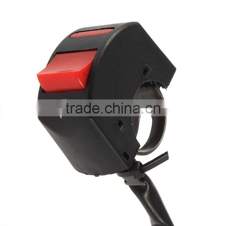 Handlebar Motorcycle Switch Accident Hazard Light Motorcycle Ignition Switch ON/OFF Button Waterproof Switch Motorcycle