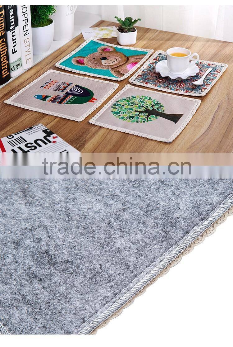 Fashionable Home Decoration Dinner Napkin Linen Cotton Folding Design Napkin Serviette
