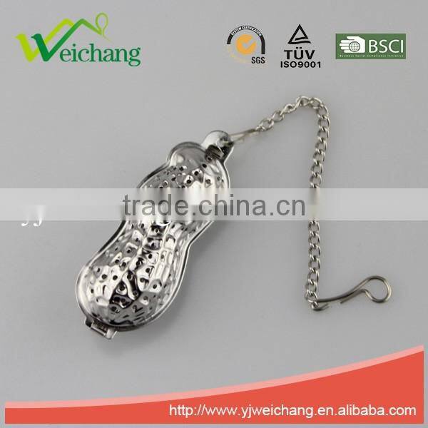 WCJ1069 Good quality Hot sale Stainless Steel Fun Shape funny shape Tea Ball Tea Infuser with tray