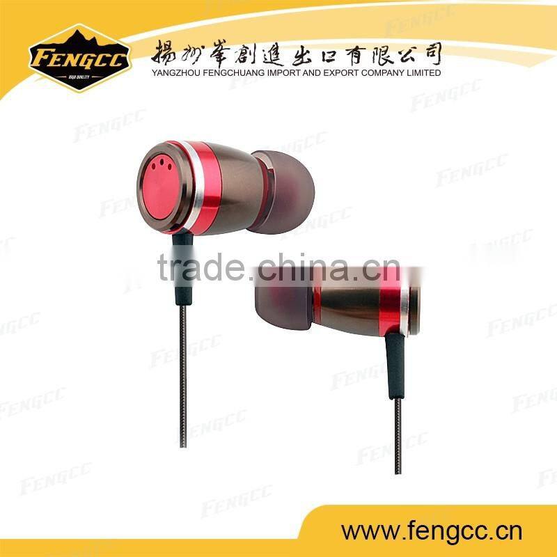 multi-function wired earphone stereo headphone with mic