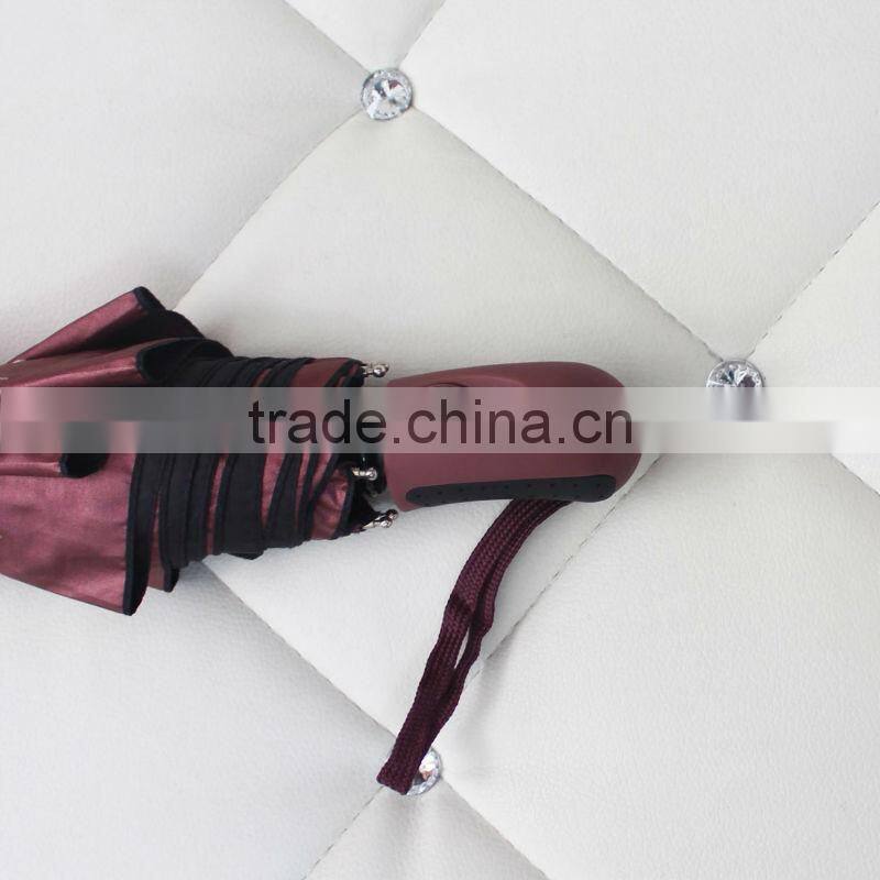 3 Fold auto open and close promotional umbrella umbrella
