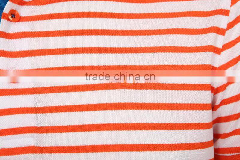 Cotton polo shirt embroidery