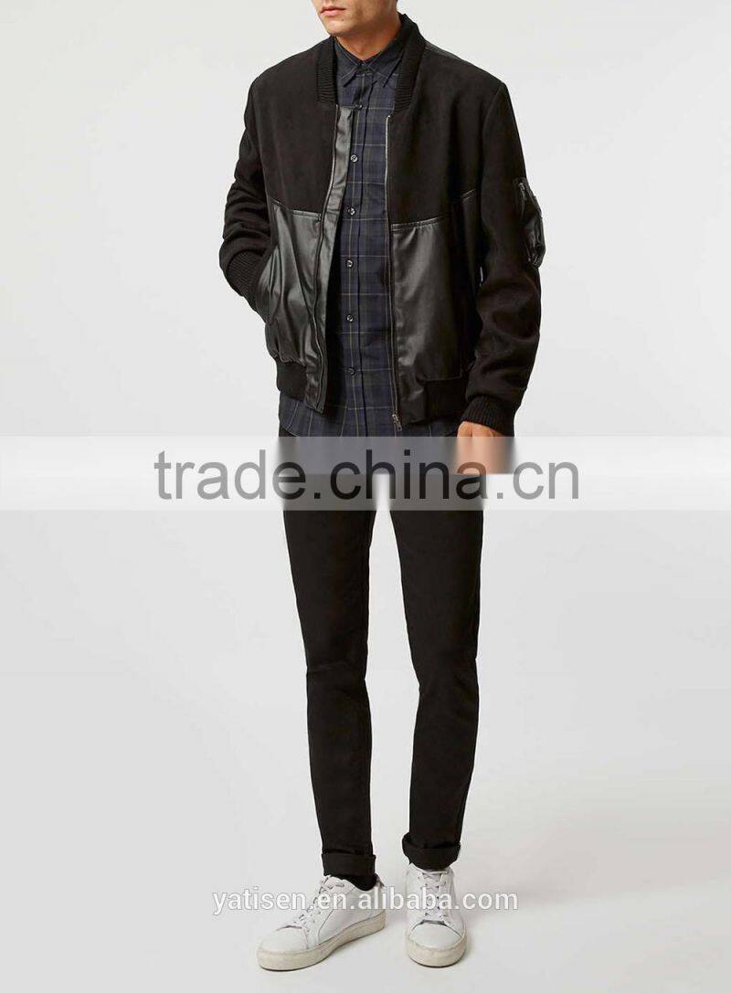 Black Twill Stretch Skinny Chinos new fashion men's solid slim fit cotton casual pants trousers