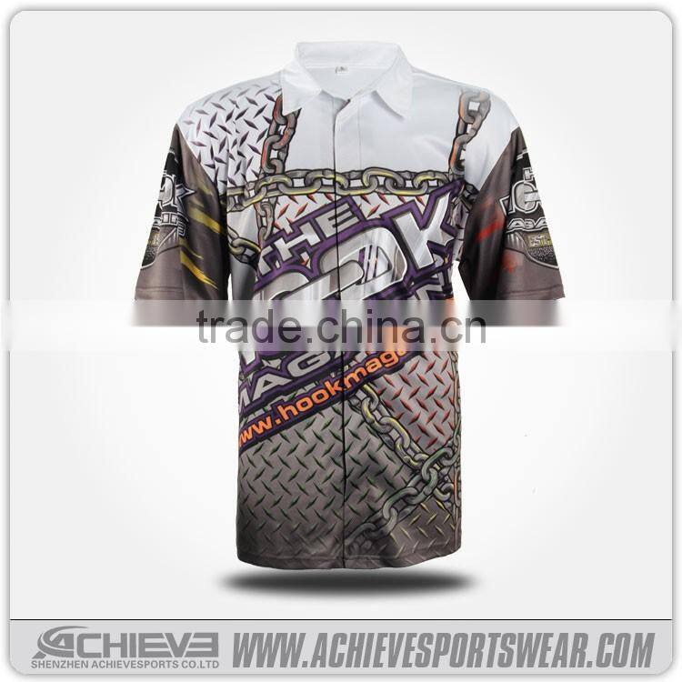 Promotional raglan long sleeve custom 100% polyester sublimated motorcycle jersey
