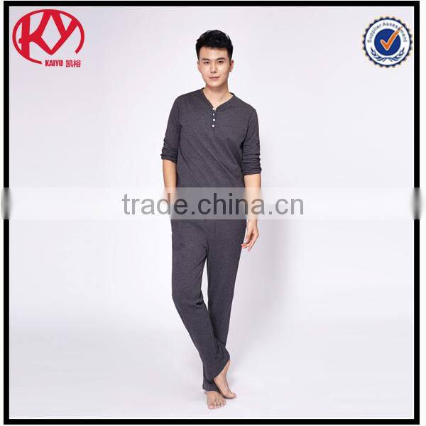 men pajamas plain sleepwear cotton custom wholesale pajamas