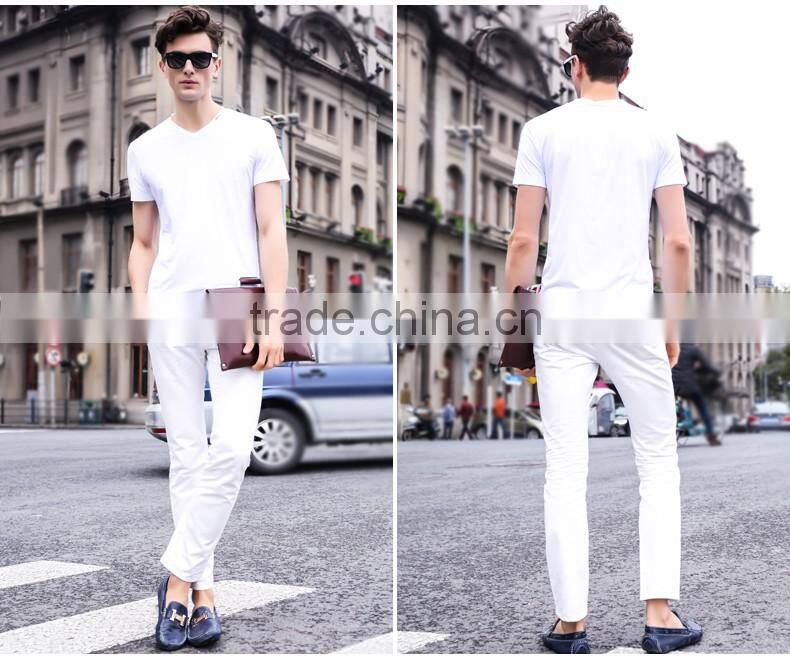 refined cotton oem service supply type advertising plain white t shirt wholesale