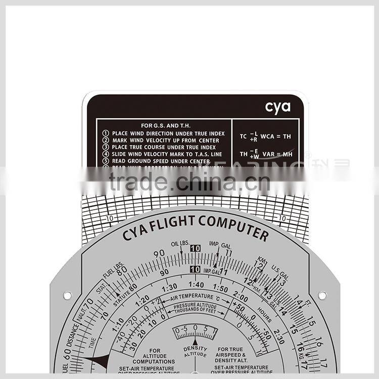 CYA brand plastic flight computer for pilot training #E6B