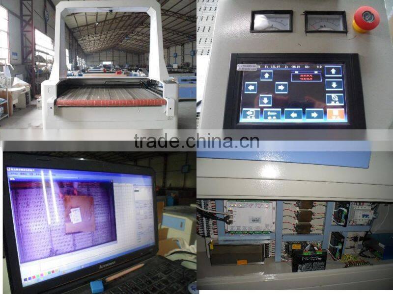 high quality fabric pattern cutting machine with location visual camera