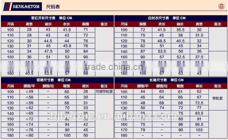 2016 High quality all grades England school uniform new patterns design school girl costume