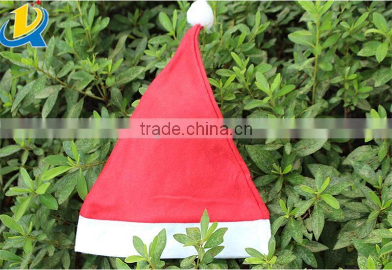 Wholesale Christmas product decoration red Christmas hat 2016