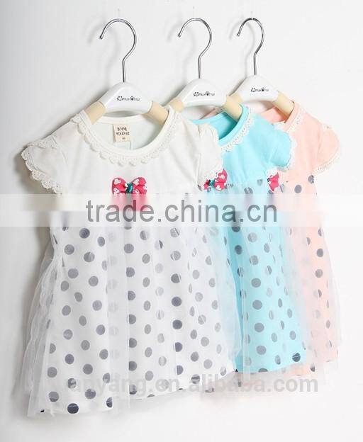 Hot sale bubble printing party dresses for fat girls