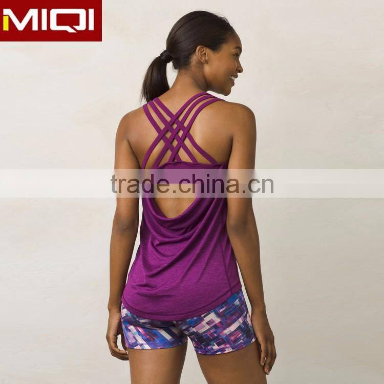Made in China Custom High Quality Breathable gym tank top for women