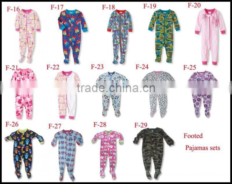 New Designer Kids Frog Cartoon Animal Printed Footed Pajamas Children One piece Jumpsuits