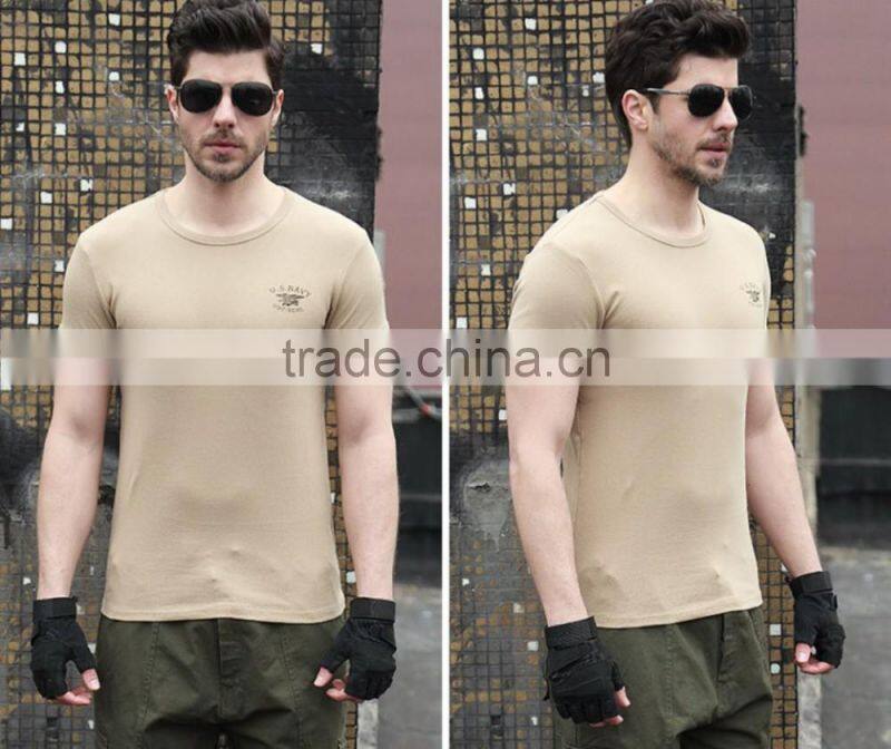 2016 New Model Custom Plain Army Combat t Shirt Military Clothing for Men