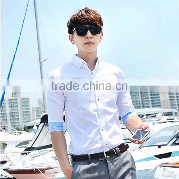 two pockets with flap linen mens shirts designer