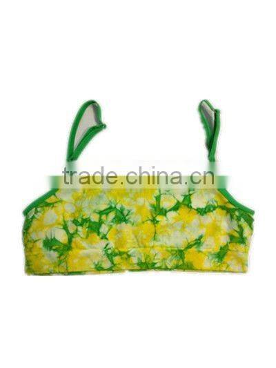 seamless tie dye tank top bra
