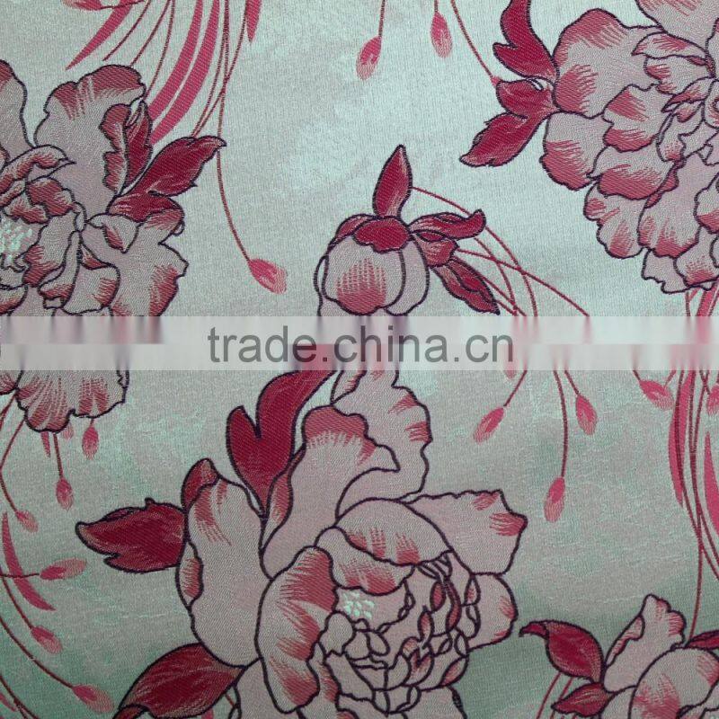 High quality custom colorful jacquard of textile fabric