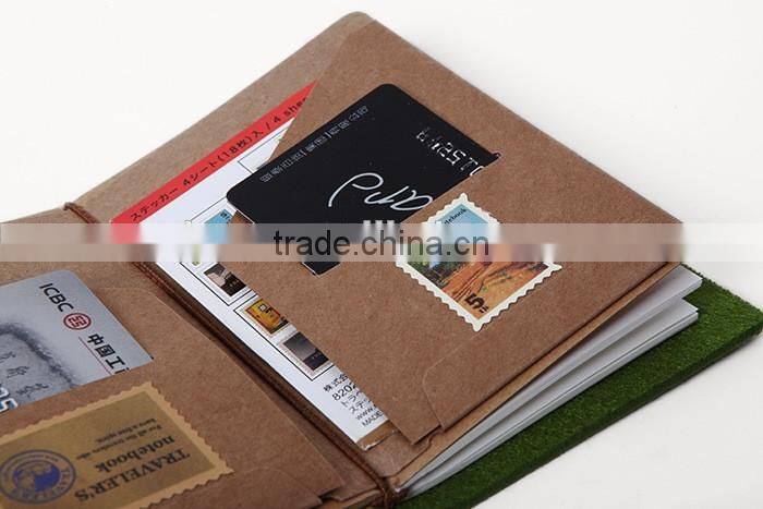 Paper storage for planner customizable size insert pocket bill/card storage bag