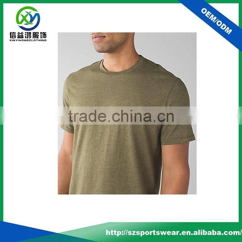 2017 Popular color design nature skin-friendly 95 cotton /5 elastane t-shirt / t shirt men