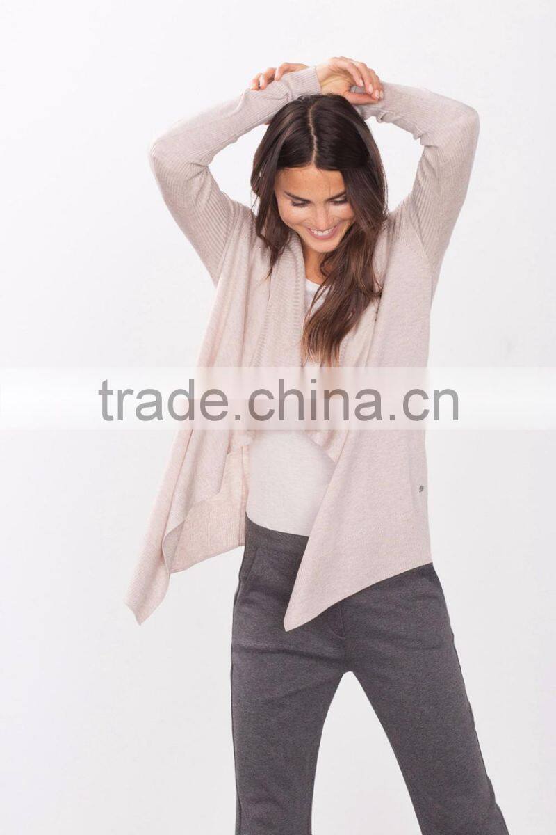 New Design Long Sleeve Girl Sweater Cardigan