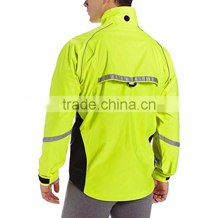 Fashion style custom cheap men long sleeve cycling jacket outdoor