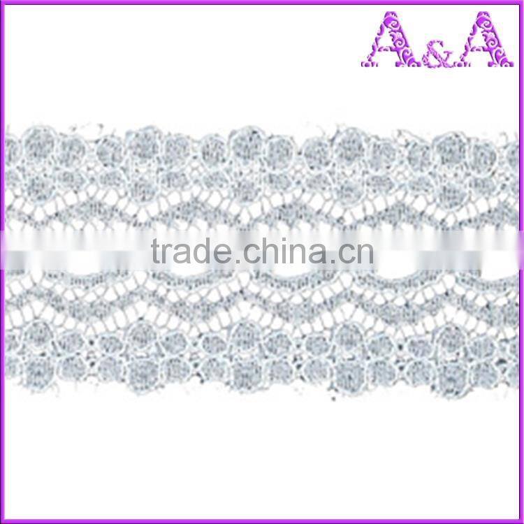 Hot sale 2016 nigerian lace fabrics new arrival african swiss voile lace high quality wholesale royal blue voile lace